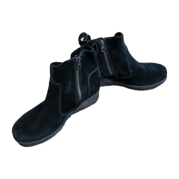 Sorel Evie Black Ankle Boots Women's Size 8 Spring Rain Winter Gorpcore Platform - Picture 5 of 8